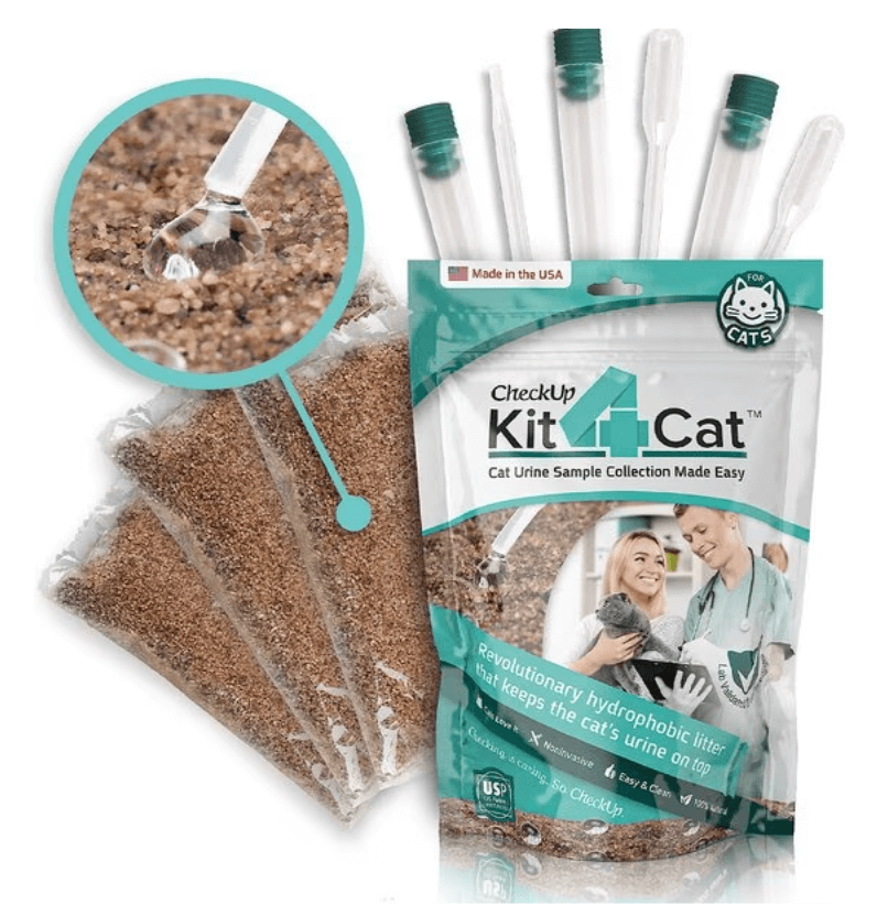 Kedi Labs cat Urinary Tract Infection home test kit with sample collection tools for easy urine testing