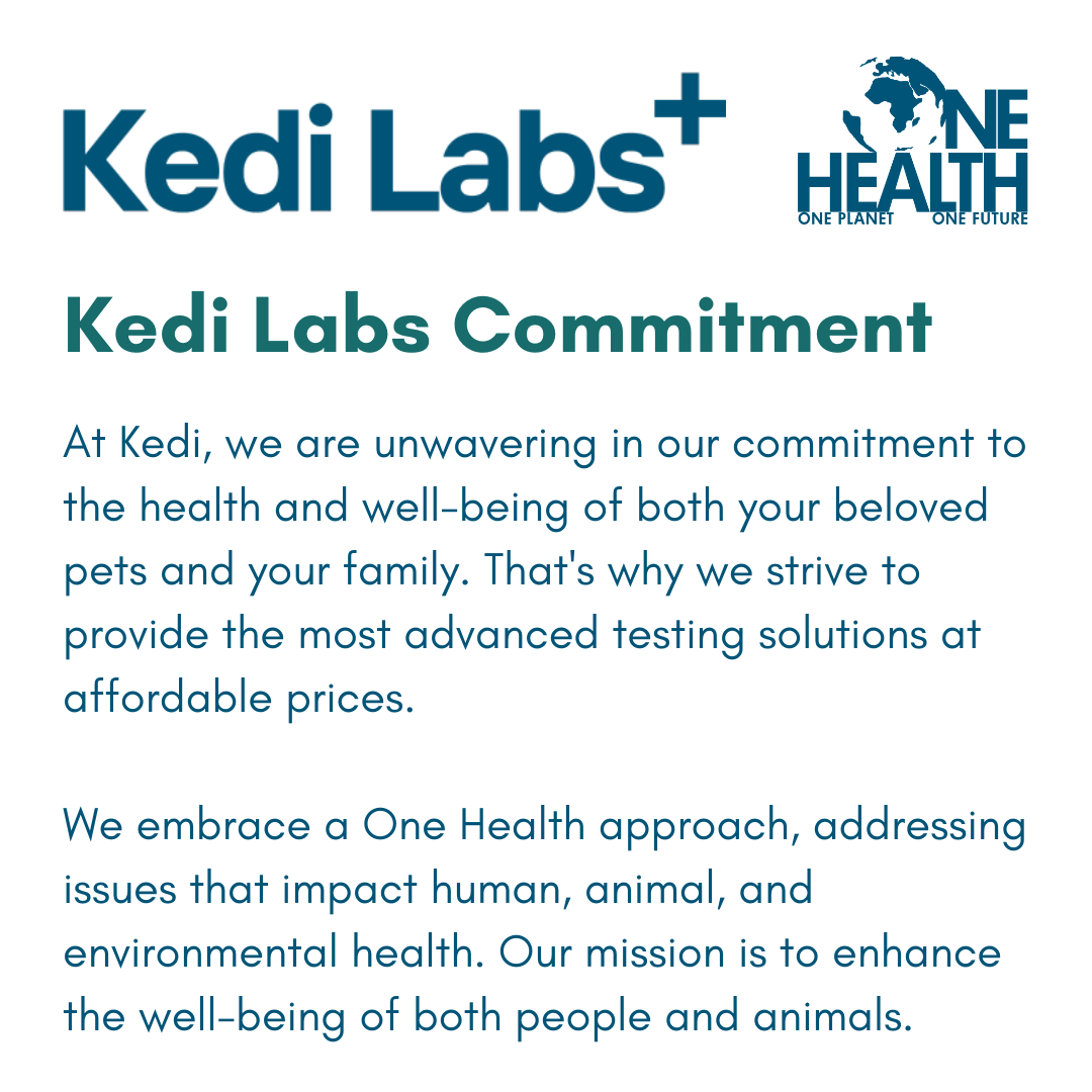 Kedi Labs dog diarrhea mail-in test for easy and accurate at-home pet health monitoring