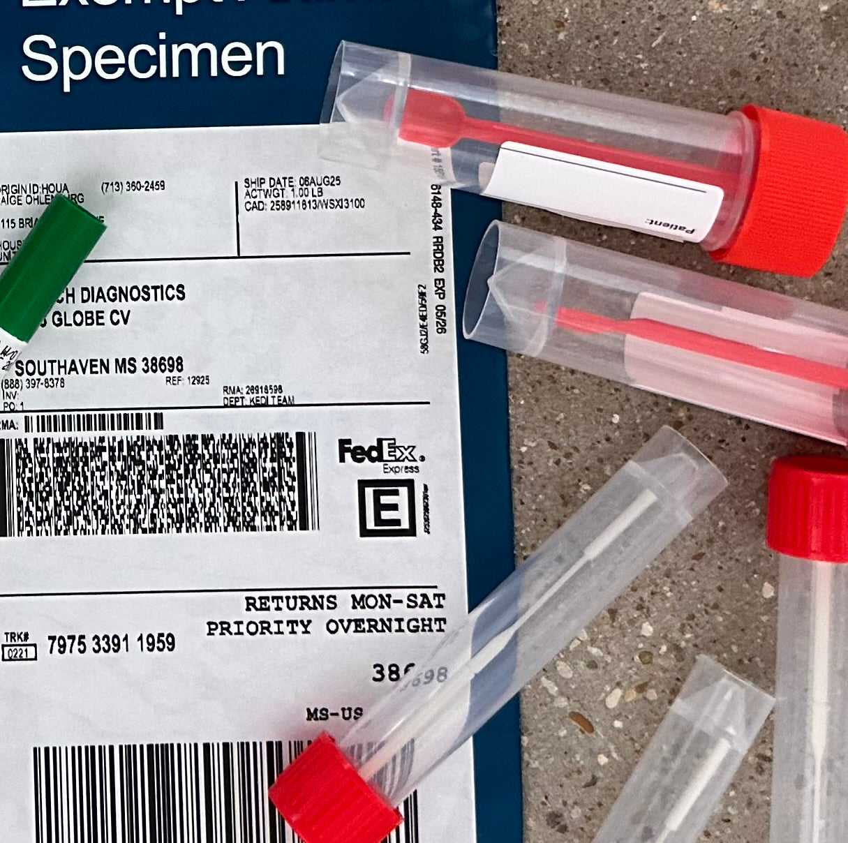 Replacement FedEx Lab Labels