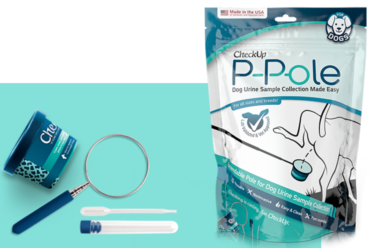 Kedi Labs Dog Urine Collection Kit featuring P-Pole for easy sample collection