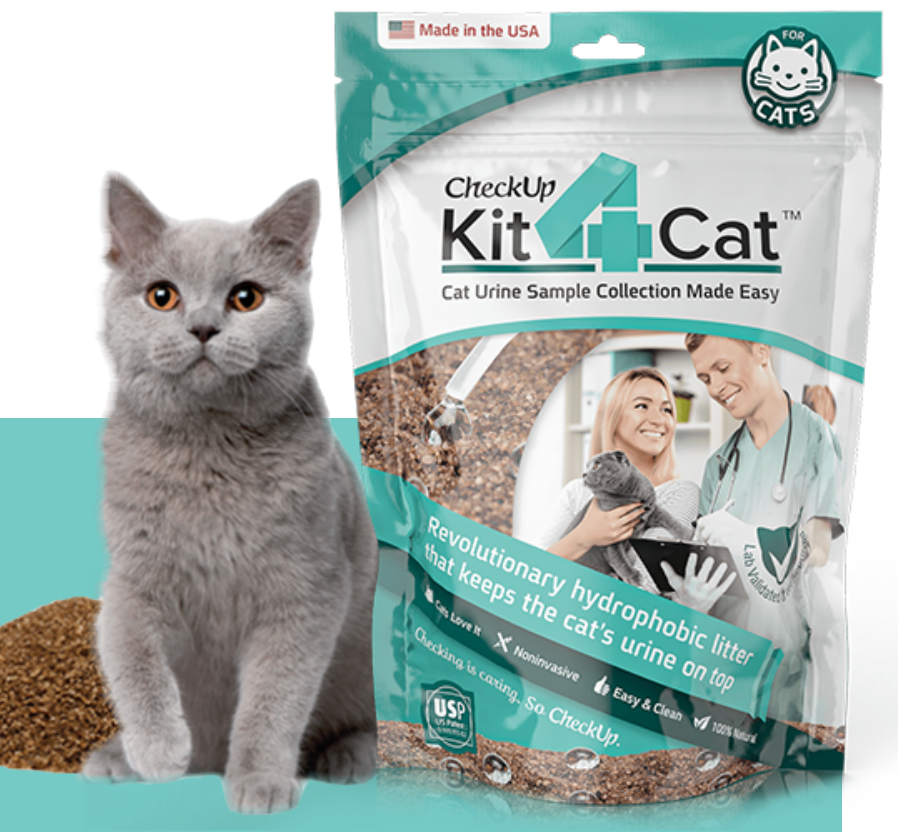 Kedi Labs cat urine collection kit with easy-to-use design for veterinarian use and at-home testing