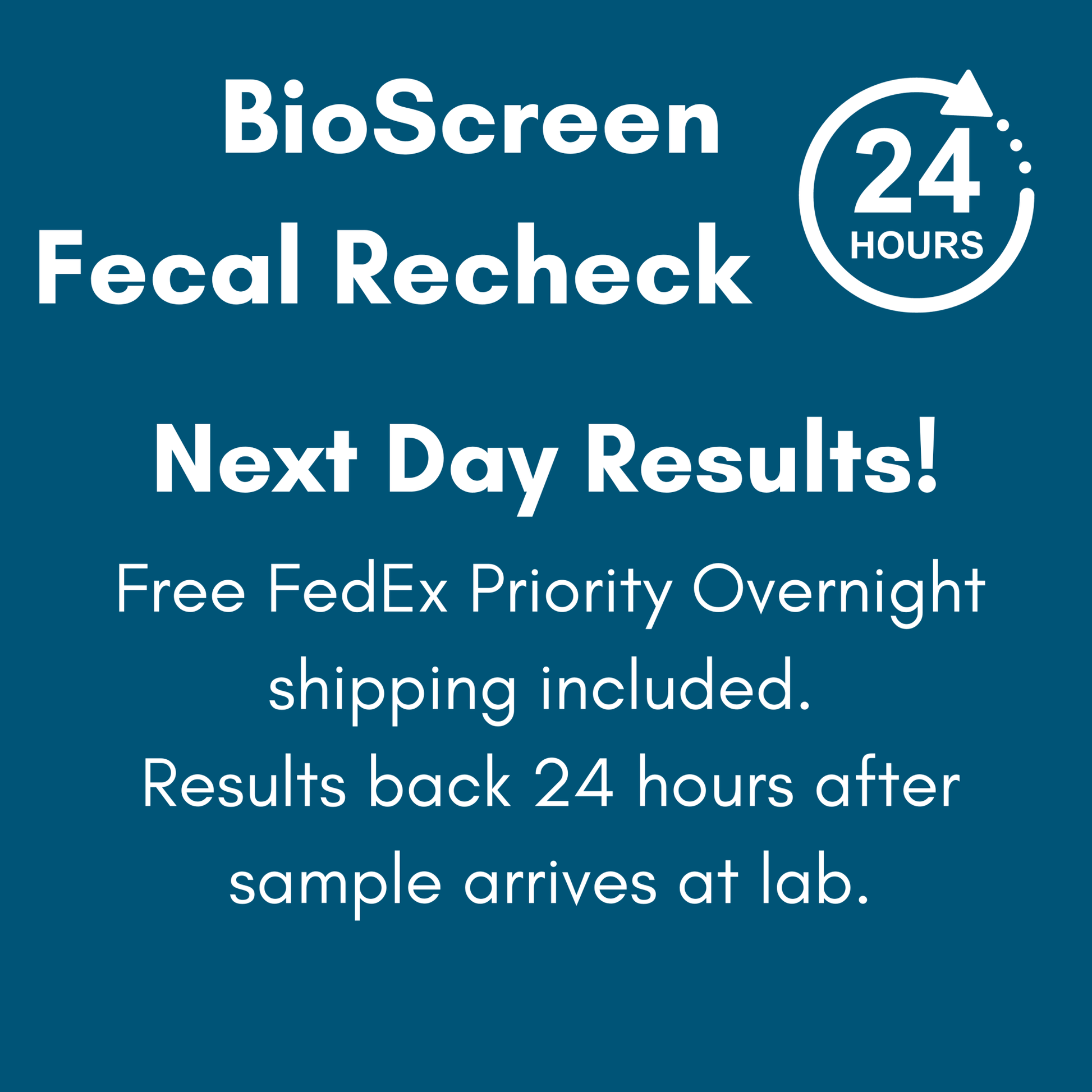 Fecal Recheck Test - Kedi Labs