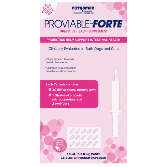 Nutramax Proviable-FORTE Probiotics for Pets