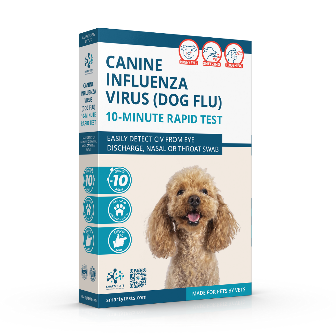 Smarty Tests 10 Minute Rapid Test for dog flu rapid test to detect canine influenza virus