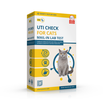 Kedi Labs UTI Check for Cats Mail-In Lab Test for cat Urinary Tract Infection home test